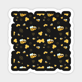 bee and honey Magnet