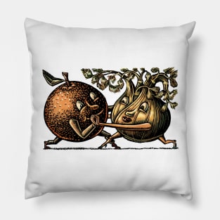 Orange and Fennel Tango Pillow