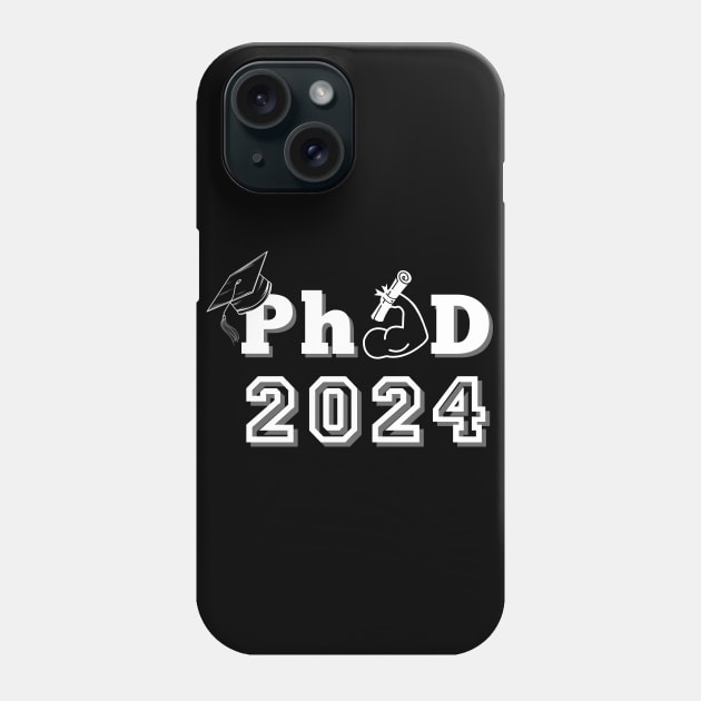 PhD Survivor 2024 | PharmD 2024 Pharmacy Doctorate Degree Graduate Phone Case by Motistry