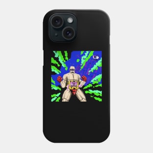 tmmt mutant enemy ecopop krang alien robot art Phone Case