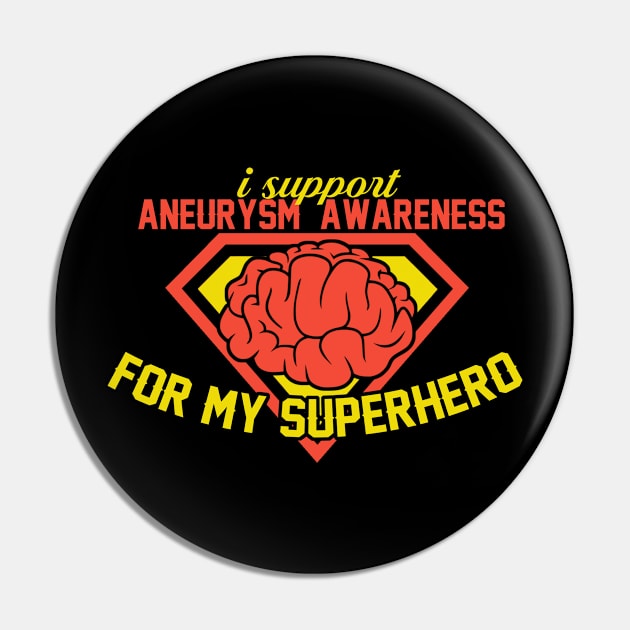 Aneurysm Awareness Superheroes Marvel Superherotshirt Pin by nhatvv