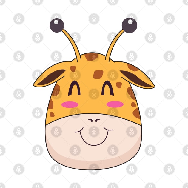 Cute Giraffe Design by BrightLightArts