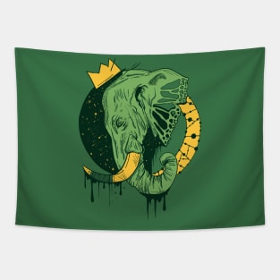 Forrest Green Royal Elephant Tapestry