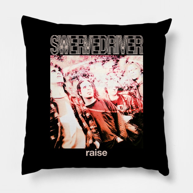 Swervedriver Raise Pillow by Moderate Rock