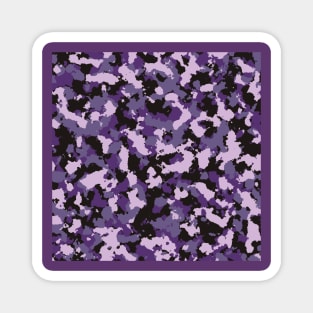 Purple Camouflage Magnet