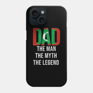 Maldivian Dad The Man The Myth The Legend - Gift for Maldivian Dad With Roots From Maldivian Phone Case