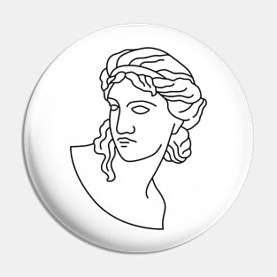 Ancient Greek Sculpture Pin