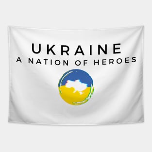 Ukraine A Nation of Heroes Tapestry