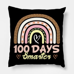 100 Days Smarter Gift For Kids Students And Teacher Pillow