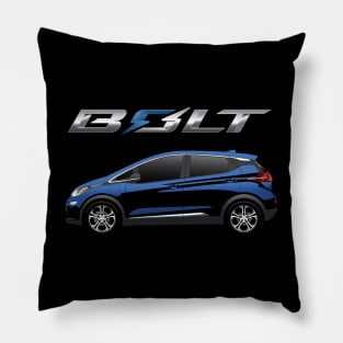 Bolt EV Premier Kinetic Blue Metallic Pillow