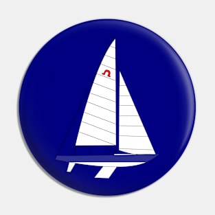 Soling International Keelboat Racing Class Pin