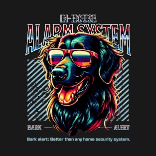 Bark Alert Retriever Dog T-Shirt