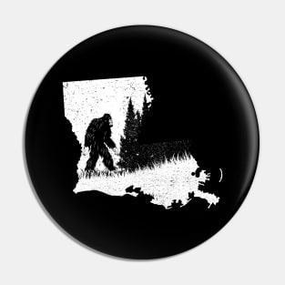 Louisiana Bigfoot Pin