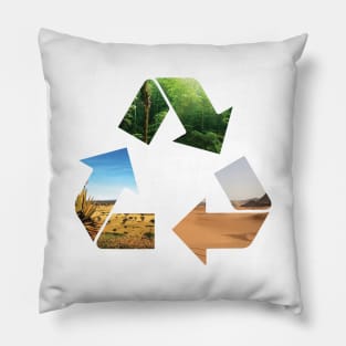 Earth Recycle Pillow