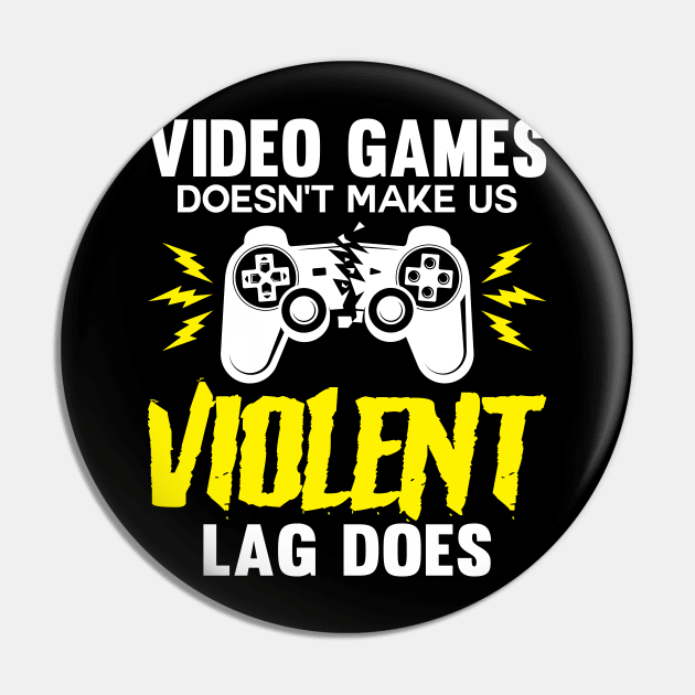 Game Lag Pin by East Texas Designs 