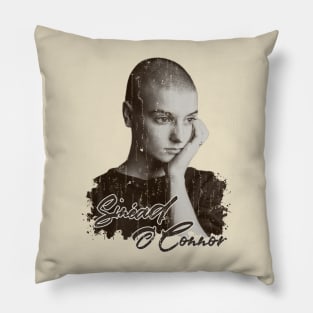 Vintage Style Sinéad O'Connor Photo Pillow