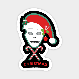 Christmas skull Magnet