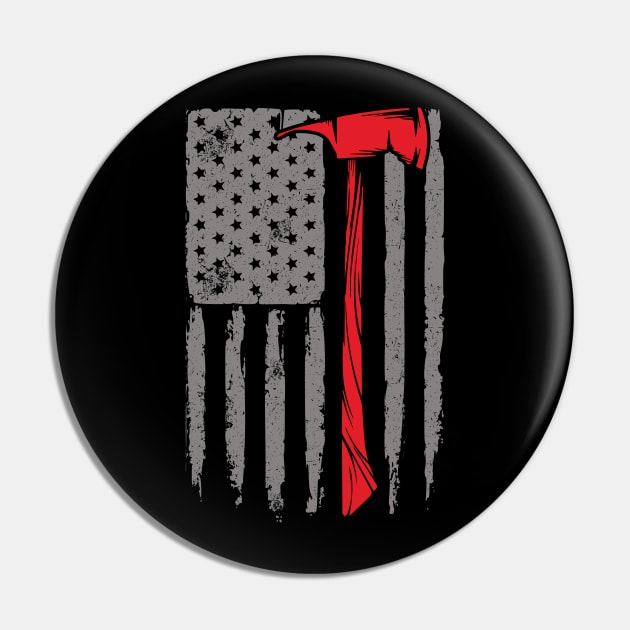 FF-Firefighter T-Shirt Pin by Murder By Text
