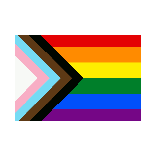 Progress Pride Flag by JustGottaDraw