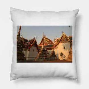 A third group of small stupa at Phra Chedi Rai in Wat Pho in Bangkok Pillow