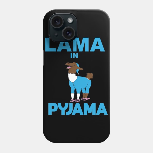 Llama pyjama Phone Case by Imutobi