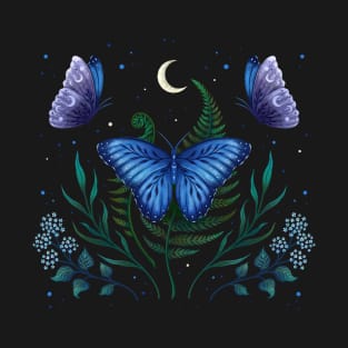 Blue Morpho Butterfly T-Shirt