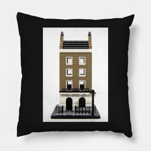 Sherlock Holmes Re-Imagined - 221b Baker Street Pillow by mxpublishing