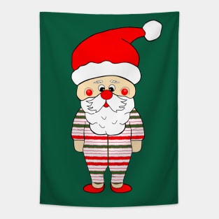 Striped Santa Tapestry