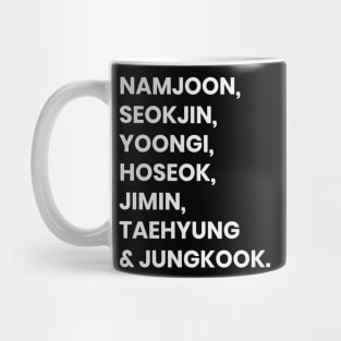 BTS Mug, Bts Song Merch, Kpop Mug, Bts Logo, Bts Coffee Mug, Coffee Cup,  RM, Jin, Suga, J-hope, Jimin, V, Jungkook, 11oz Accent Mug -  Australia