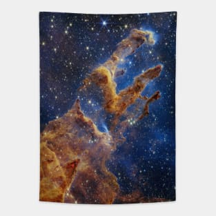 Pillars of Creation JWST Webb Image Stars Galaxy Nebulae Tapestry