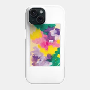 Modern Maximalism  Painting, Colorful Contemporary Painting 16 Phone Case