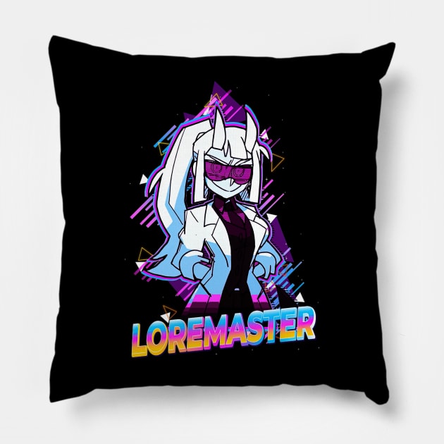 Loremaster Helltaker Pillow by ShariLambert