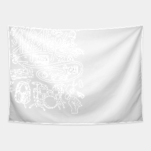 Hip Hop Collage Tapestry