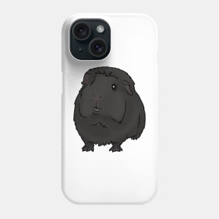 Black Crested Guinea Pig Phone Case