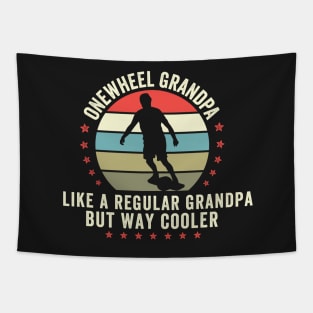 Onewheel grandpa - funny onewheel Tapestry