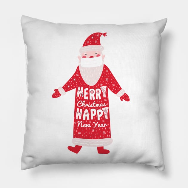 Christmas Santa Claus Pillow by queensandkings