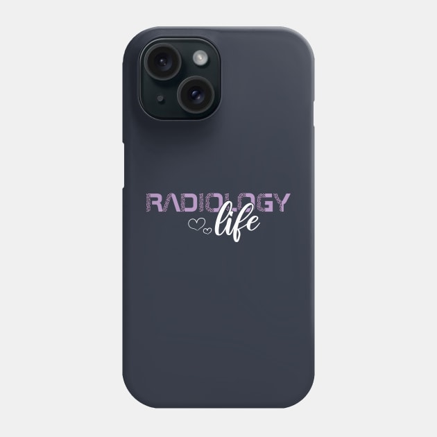 Radiology Tech Radiology Life Technologist Xray Phone Case by chidadesign