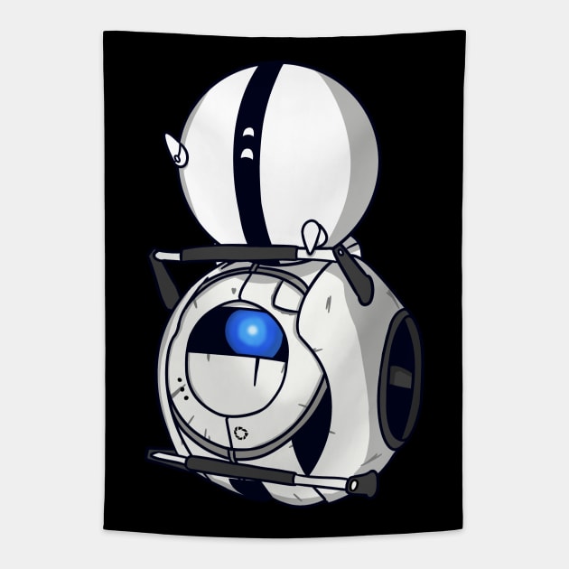 The Adventures of One-One and Wheatley (no background) Tapestry by Ed's Craftworks