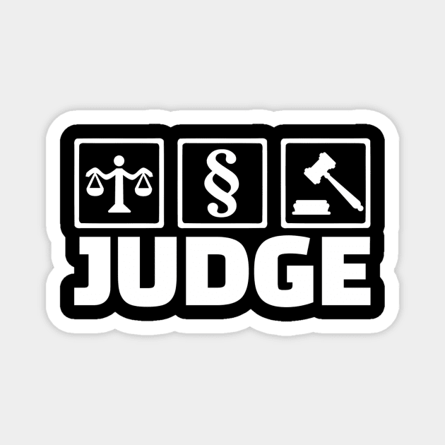 Judge Magnet by Designzz