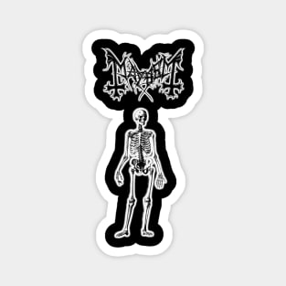 mayhem skull Magnet