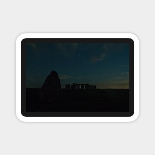 Stonehenge at night Magnet