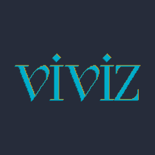 8bits style Viviz logo - 비비지 T-Shirt