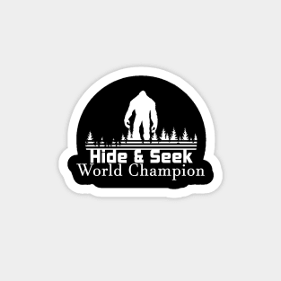 Undefeated World Champion Hide and Seek Magnet