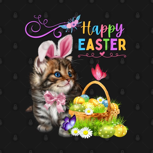 Happy Easter Kitten by Hypnotic Highs