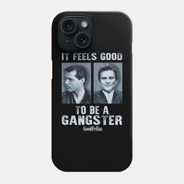 Joe pesci vintage movie it feels good be a gangster Phone Case by Julie lovely drawings