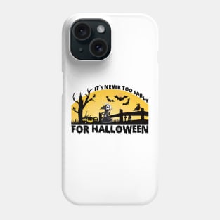 For Halloween tee design birthday gift graphic Phone Case