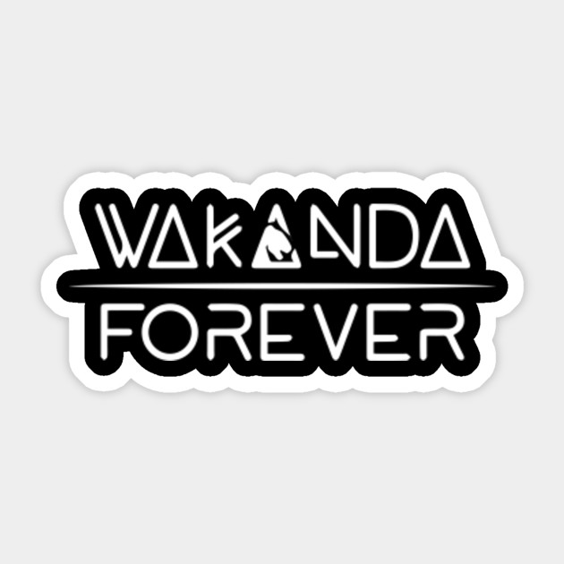 Wakanda Forever Wakanda Forever Sticker Teepublic Au