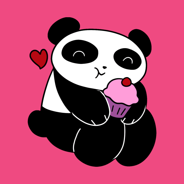 Panda Loves Cupcakes by saradaboru