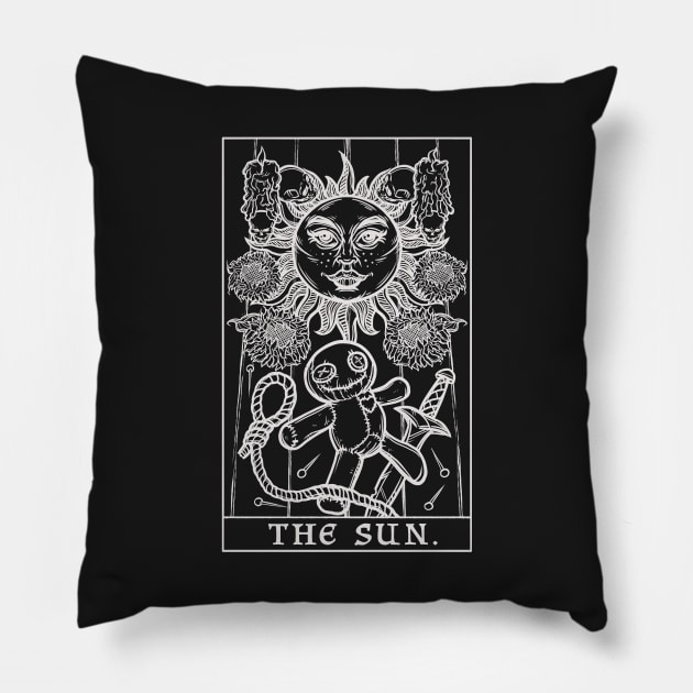 The Sun Tarot Card Voodoo Doll Pillow by TheGhoulishGarb