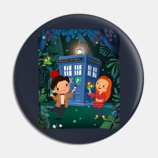 The Doctor In Whonderland Pin